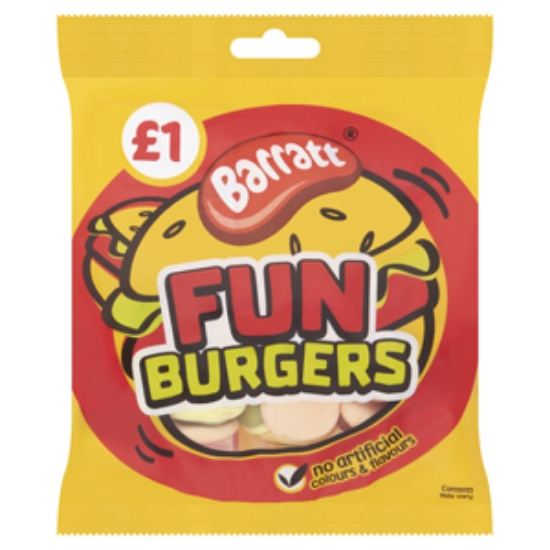 Picture of Bags Fun Burgers 80g PM £1 x20 Barratts